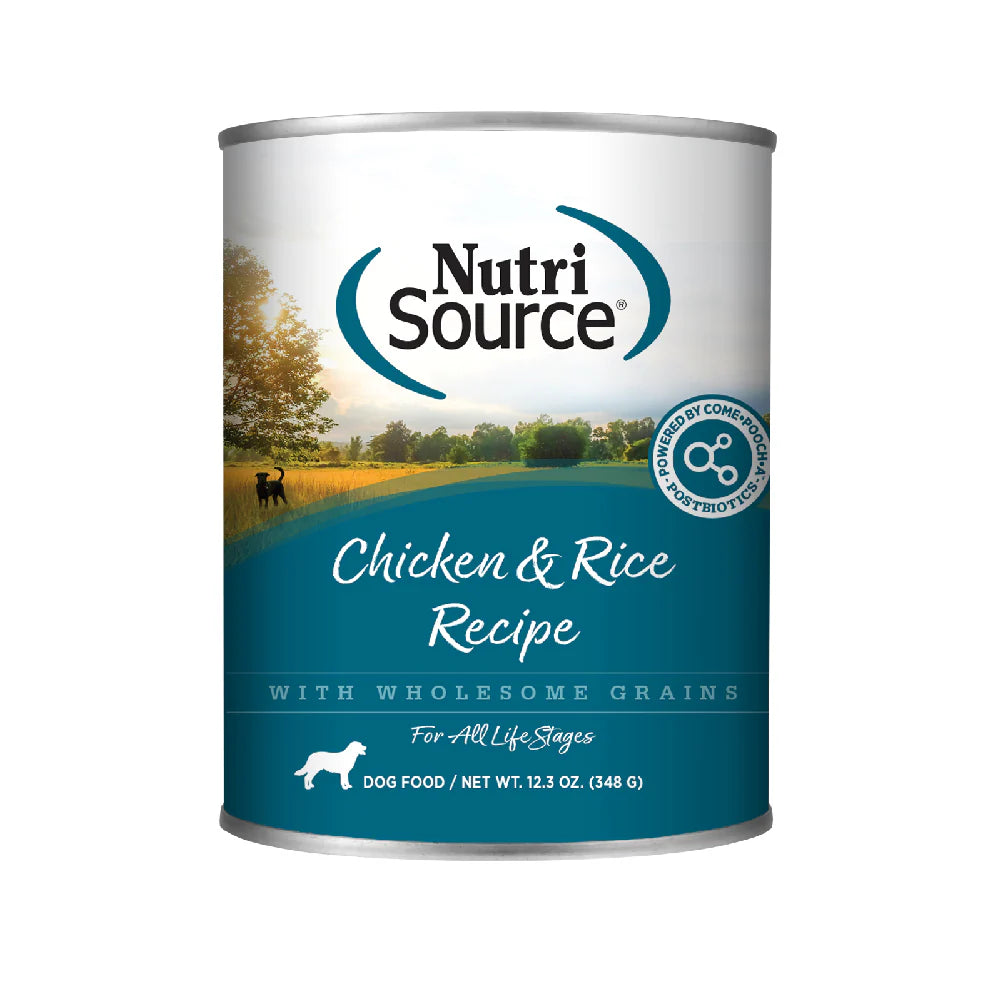 NutriSource Chicken & Rice Wet Dog Food