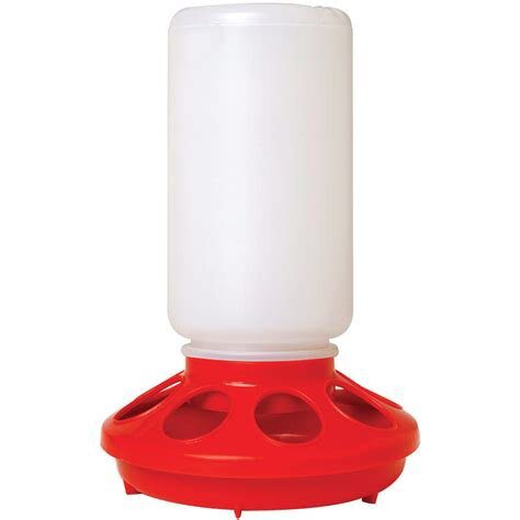 Little Giant – Screw-On Poultry Jar, 1 Quart *Food/Water Base Sold Separately*