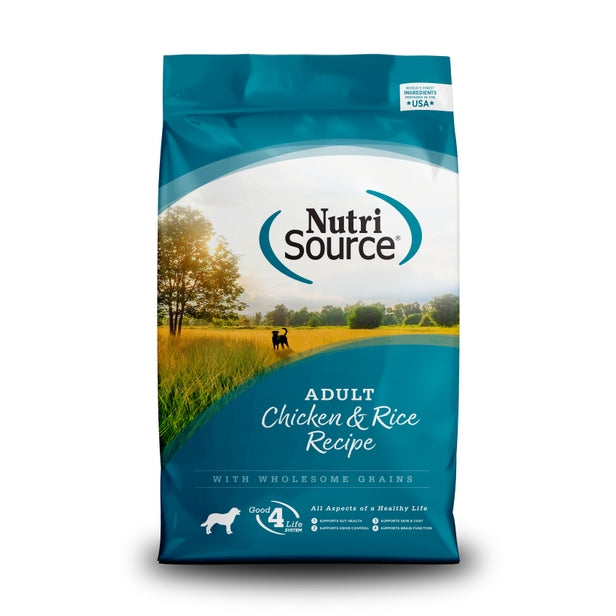 NutriSource and Pure Vita pet food bags — Tuffy’s Pet Foods Minnesota family-owned brand