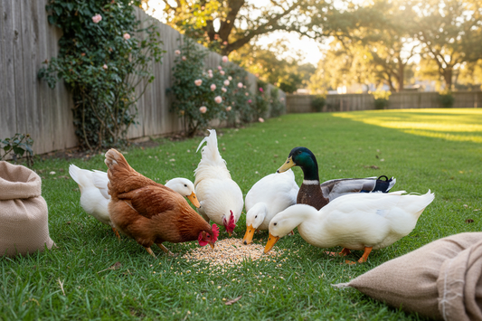 Ducks and chickens sharing a backyard flock — mixed poultry keeping guide
