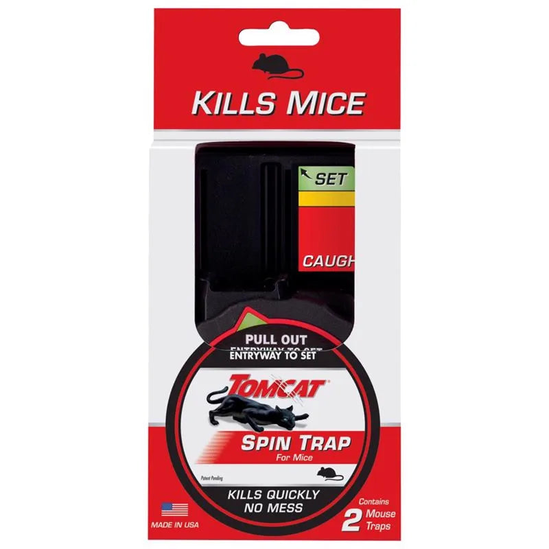 Tomcat Spin Trap for Mice, 2-Pack