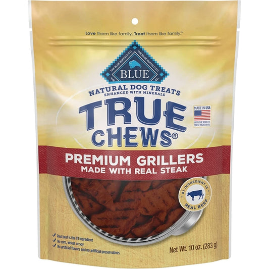 Blue Buffalo - True Chews Premium Grillers Real Steak Dog Treats, 10oz.