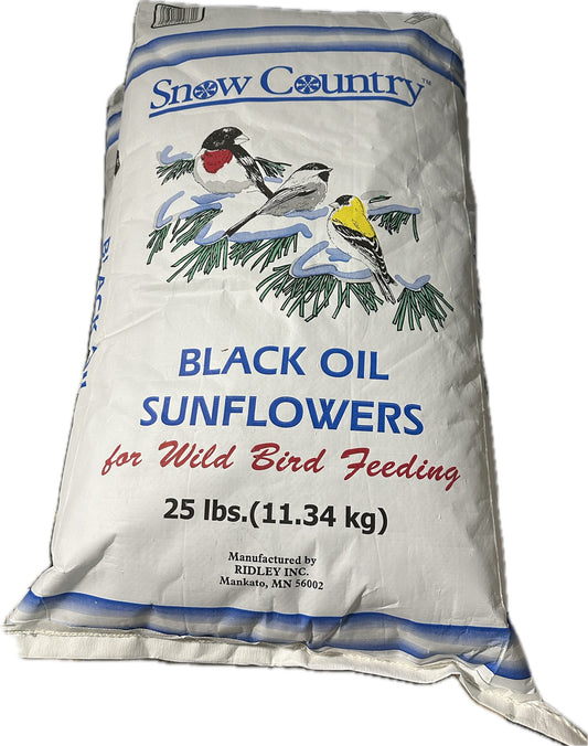 Snow Country - Black Oil Sunflower Seeds, 25lbs image 0