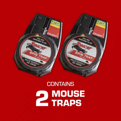 Tomcat Spin Trap for Mice, 2-Pack