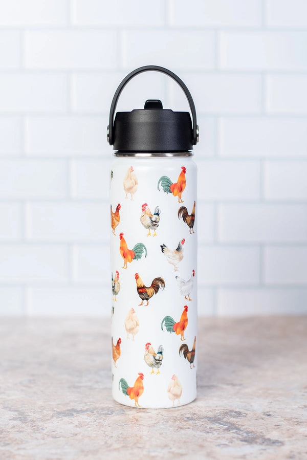 Chicken 22oz Water Bottle