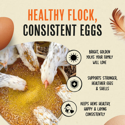 Roosty's Gold Dust - Daily Egg Booster for Poultry 1lb Bag