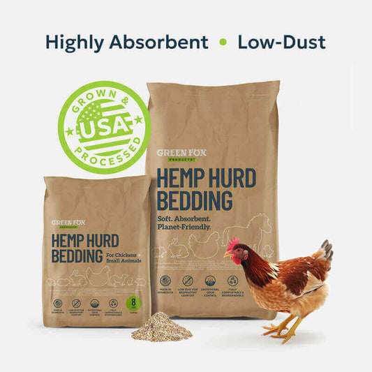 Green Fox Hemp Hurd Animal Bedding