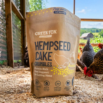 Green Fox Hempseed Cake Crumbles 4lb Bag