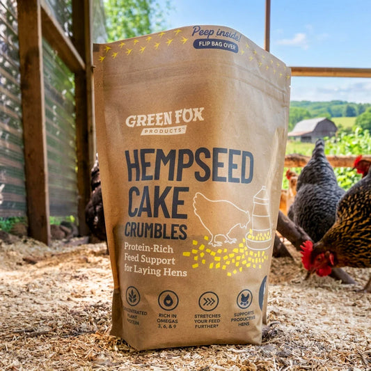 Green Fox Hempseed Cake Crumbles 4lb Bag