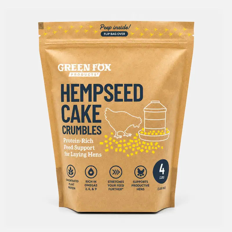 Green Fox Hempseed Cake Crumbles 4lb Bag