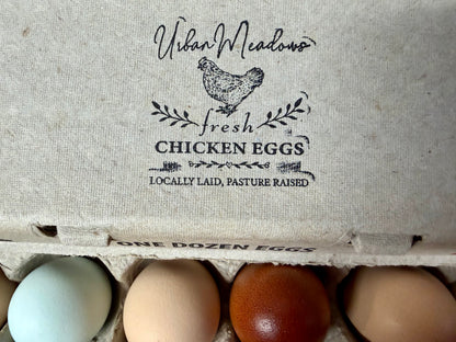 Chicken Eggs, 1 Dozen - Farm To Table, Pasture Raised