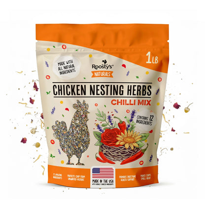 Roosty's Nesting Herbs - Pest Repellent For Coops 1lb Bag