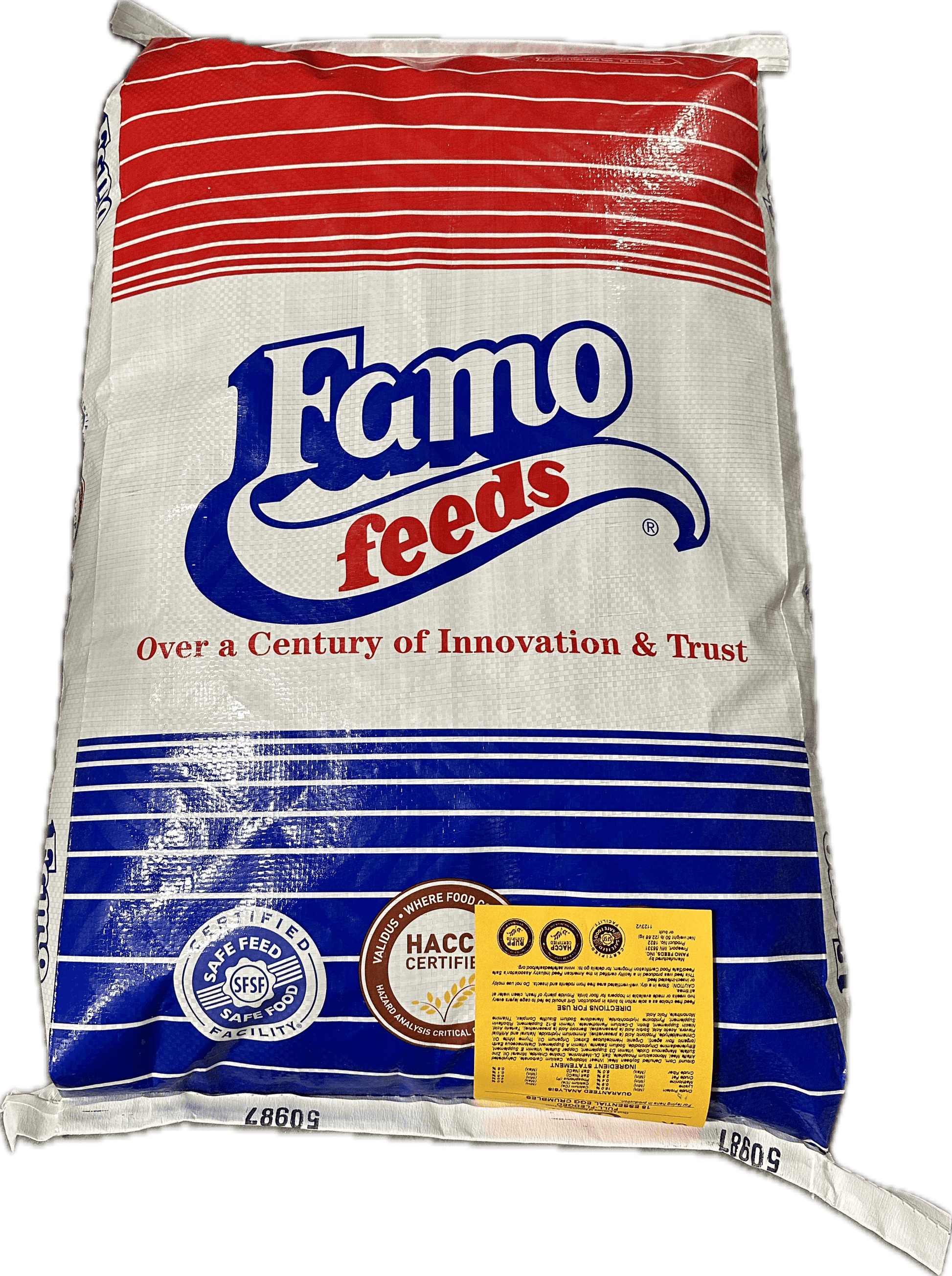 FAMO FEEDS - 18% LAYER CRUMBLE, 50LBS image 2