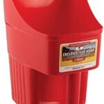 LITTLE GIANT - Feed Scoop Plastic Red, 3 Quart