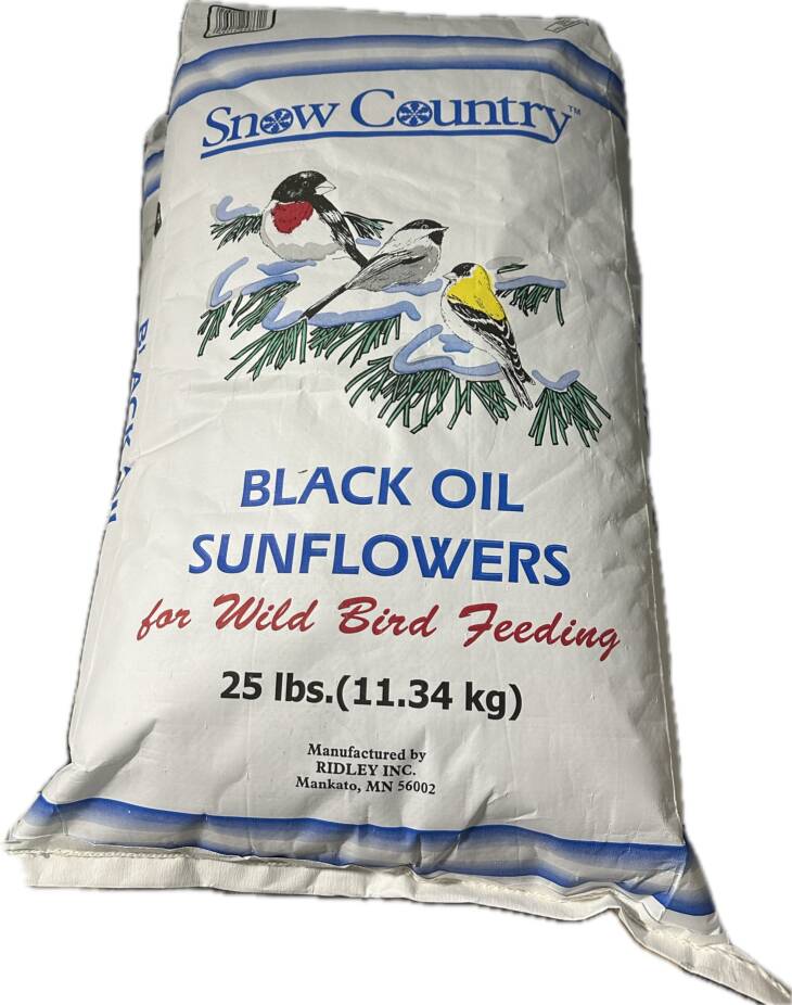 Snow Country - Black Oil Sunflower Seeds, 25lbs